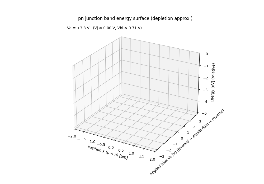 pn band energy surface